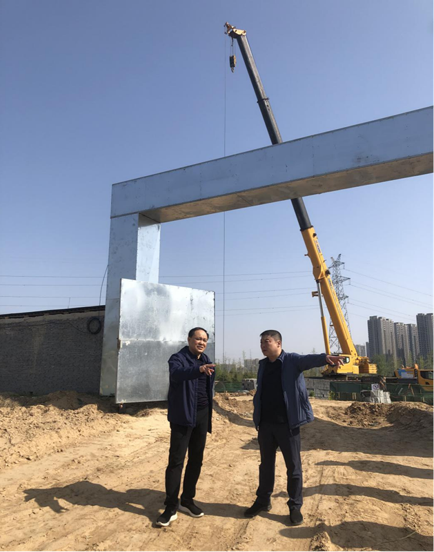 凯发官方网站-凯发kaifa（中国）,党委委员、副总经理张岩到侯寨新镇区安置区调研项目建设工作