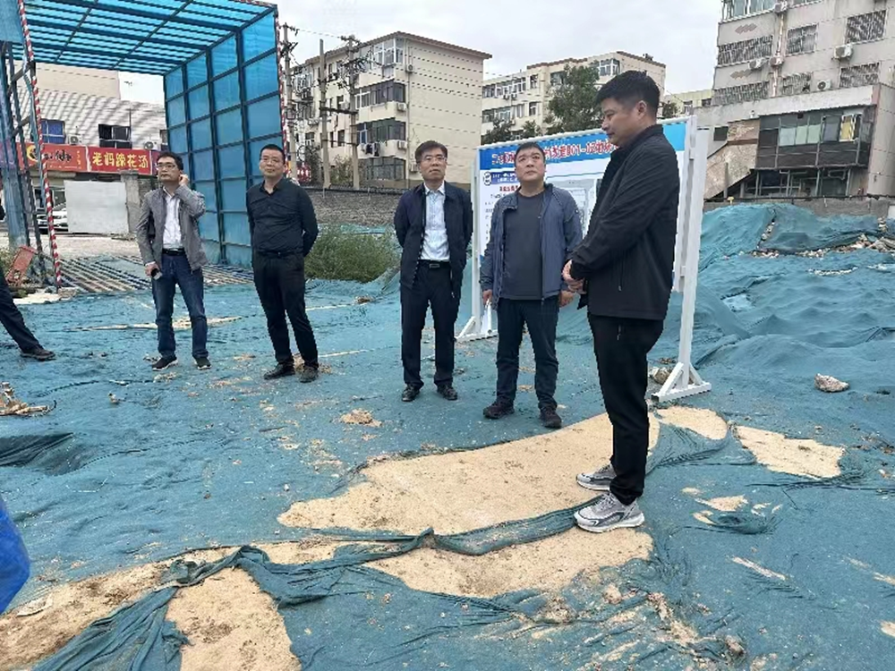 凯发官方网站-凯发kaifa（中国）,负责人汪洋到孙八砦城中村改造项目调研项目建设工作
